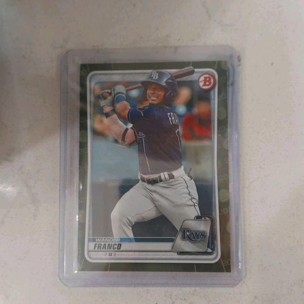 Wander Franco bowman 2019 rookie card Tampa Bay